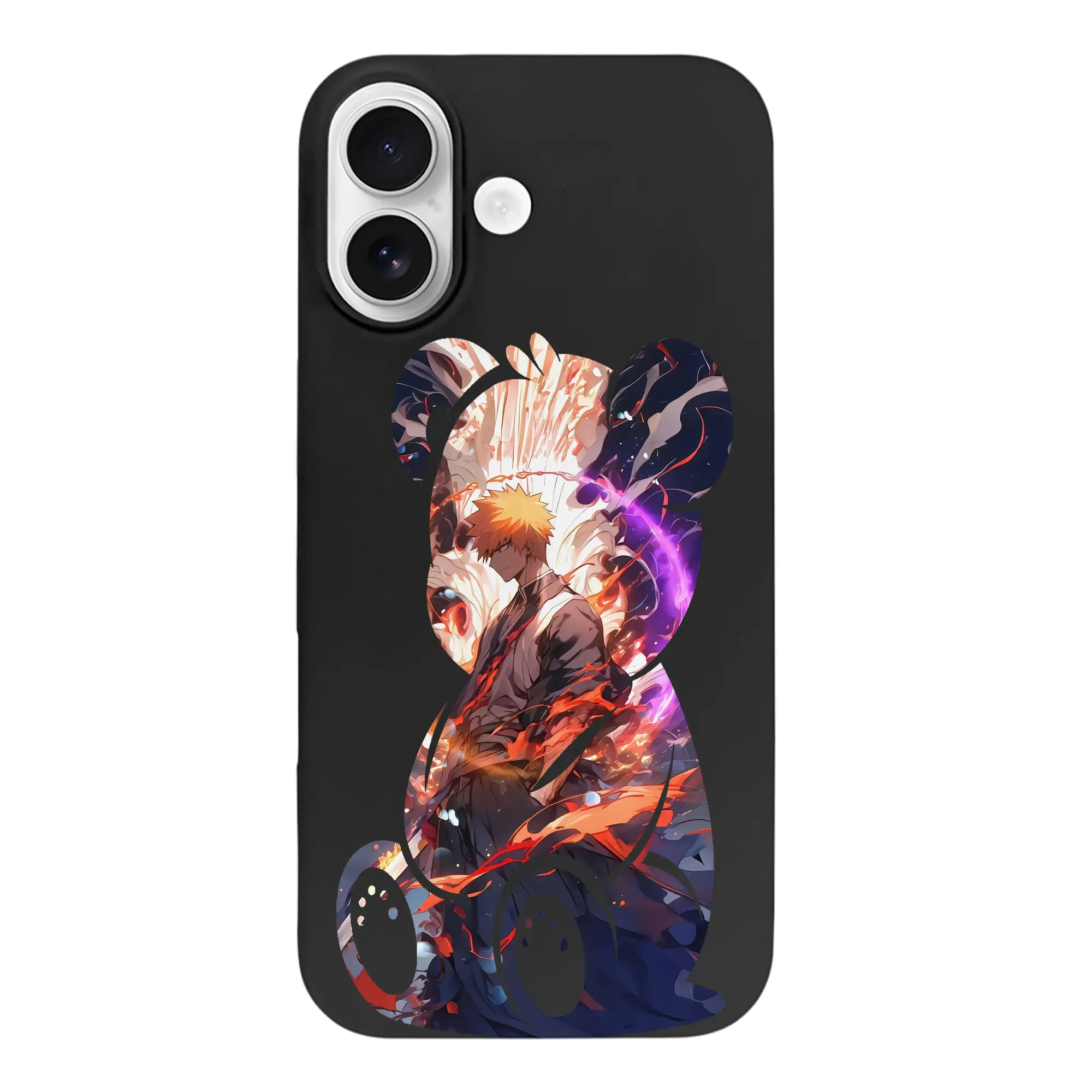 ブリーチ グッズ 黒崎 一護 - iPhone 17 シリーズ シリコンケース 薄型 耐衝撃 指紋防止 ソフトタッチカバー 精密フィット 傷防止 保護ケース iPhone 17/17 Air/17 Pro/17 Pro Max 対応